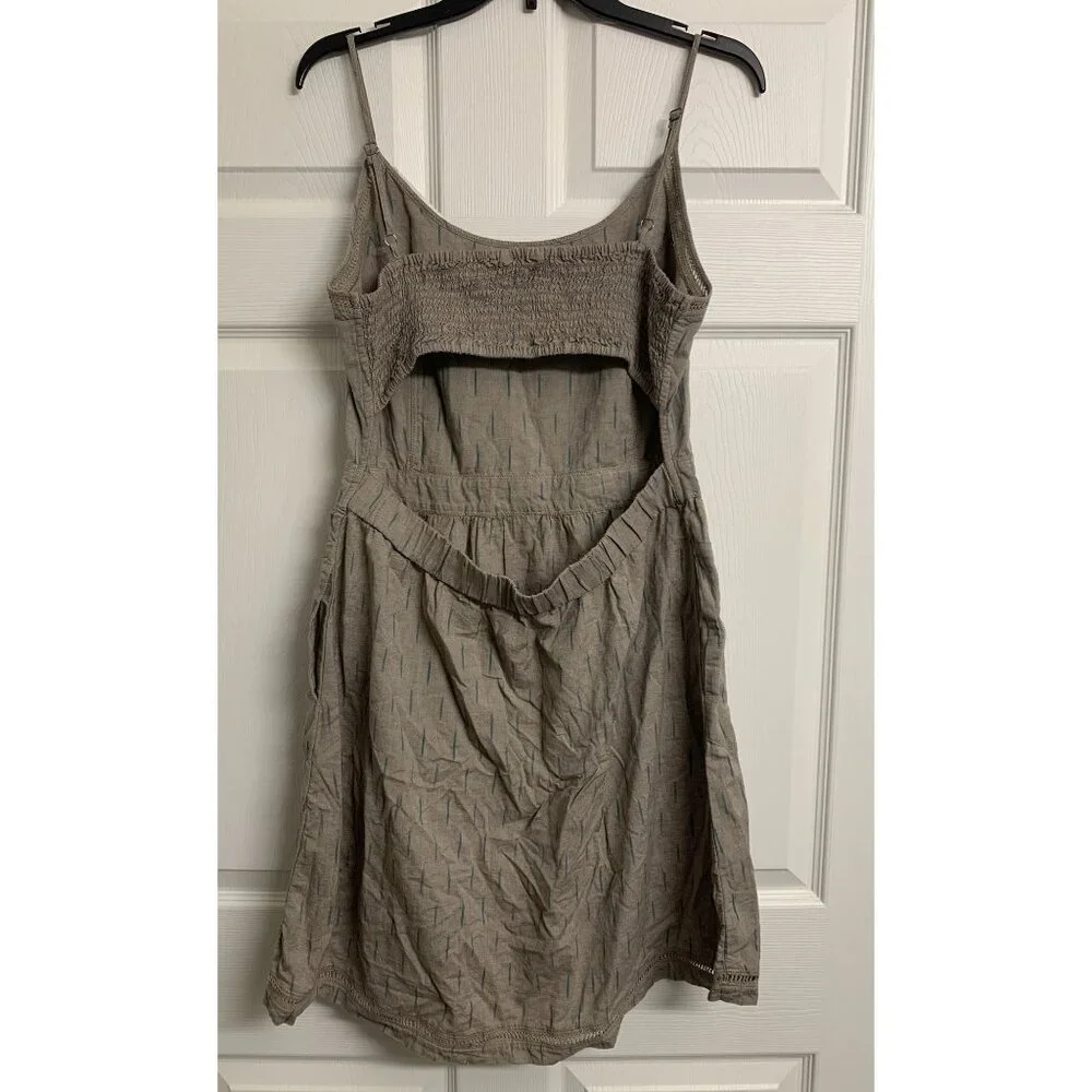 Toad & Co L Organic‎ Cotton Coastal Lightweight Midi Dress Smocked
